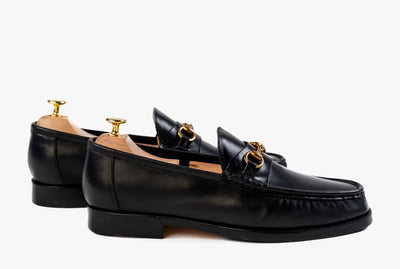 The Grand Horsebit Loafer - Black Noir - Marquina Shoemaker