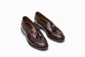 The Bonnie Tassel Loafers - Oxblood Burgundy - Marquina Shoemaker