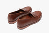 The Bonnie Penny Loafers - Chestnut Brown - Marquina Shoemaker