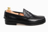 The Grand Penny Loafers - Black Noir - Marquina Shoemaker