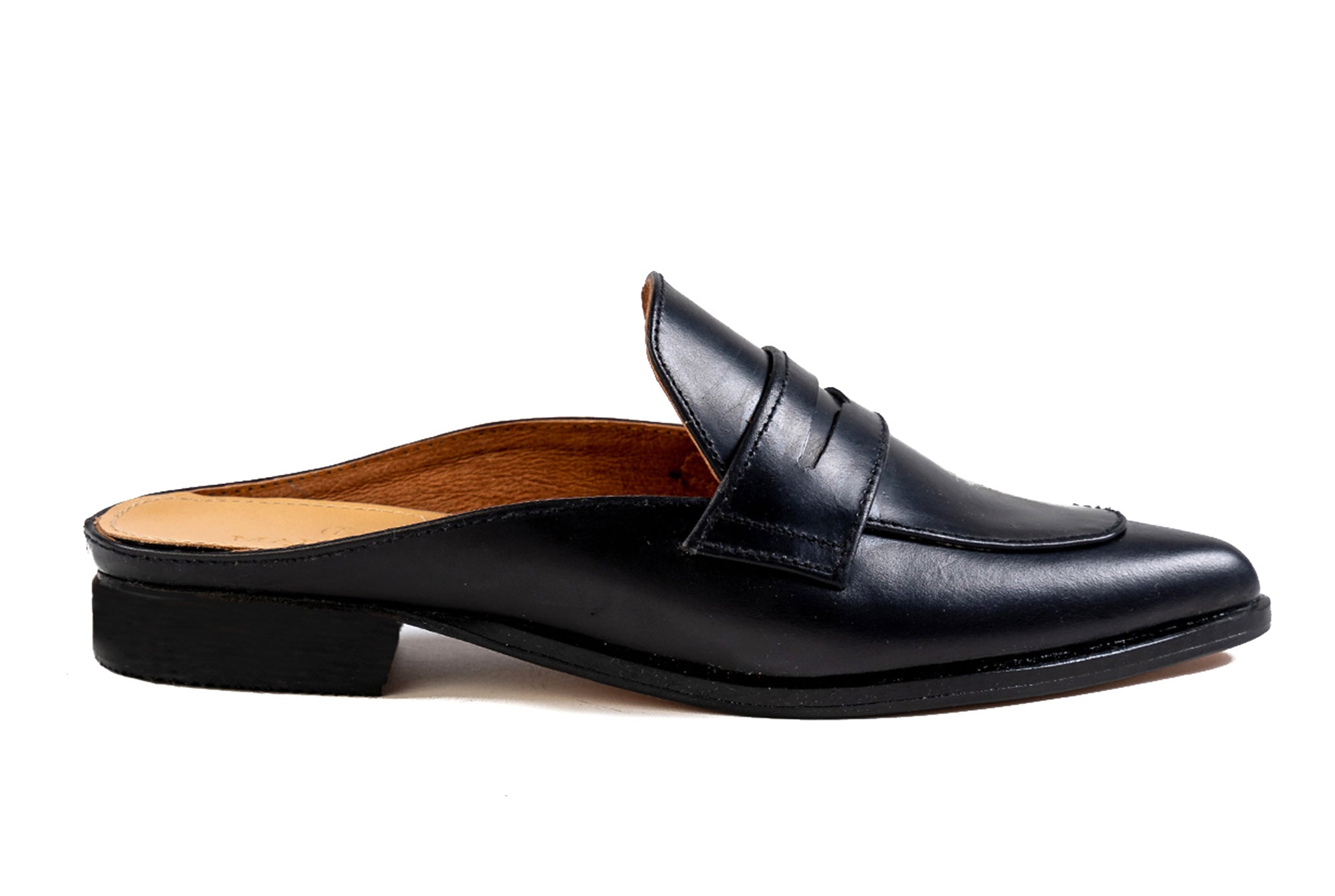 Posh Penny Loafer - Black Noir - Marquina Shoemaker