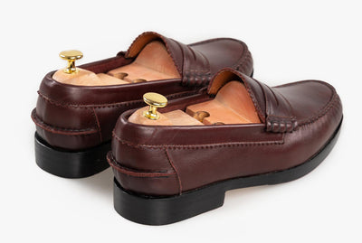 The Grand Penny Loafers - Oxblood Burgundy - Marquina Shoemaker