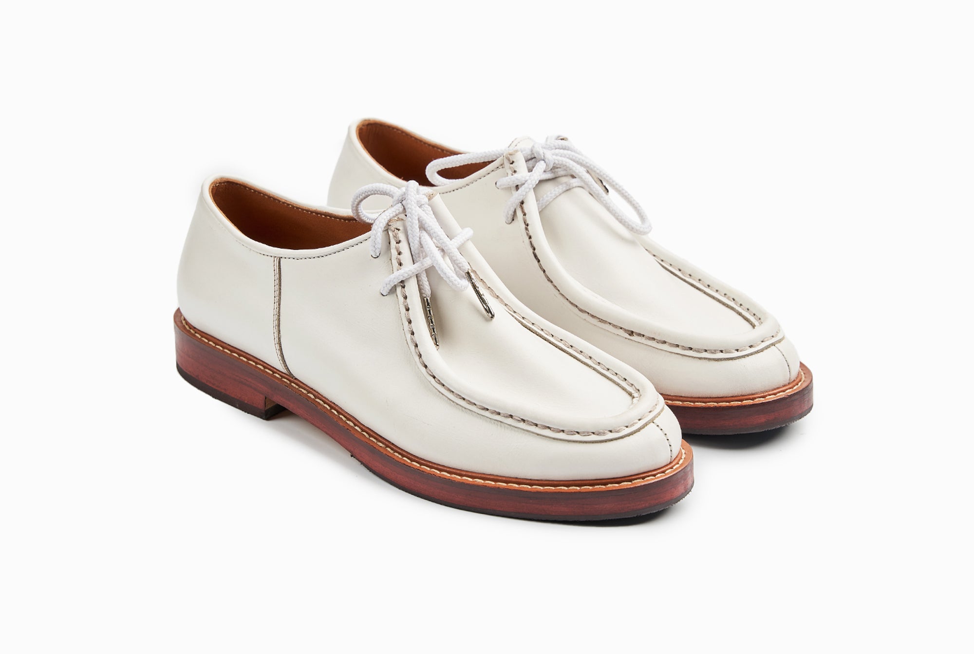 Women's Alpine Derby - Ivory White - Marquina Shoemaker