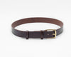 Oxblood Mahogany Leather Belt - Marquina Shoemaker