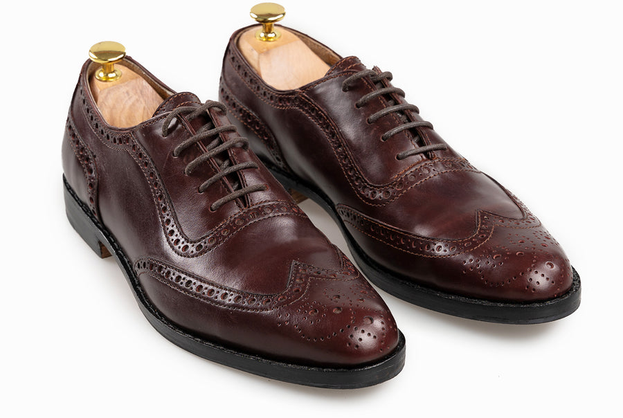 The Grand Wingtip Oxford - Oxblood Burgundy - Marquina Shoemaker